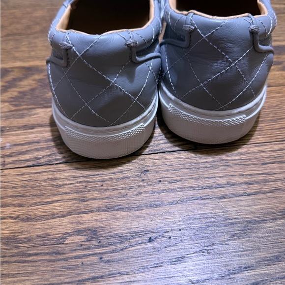 GREATS Brooklyn gray padded leather lace-up sneakers, made in Italy Size 8 - Picture 4 of 7